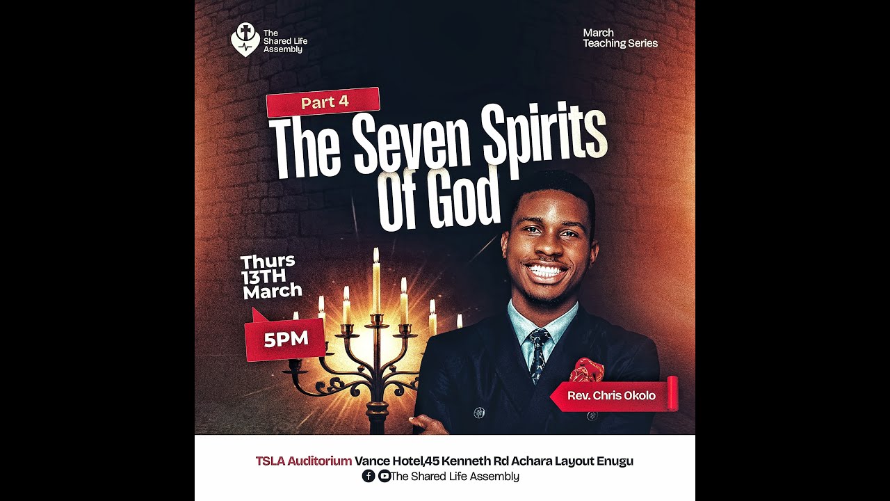 The Seven Spirits Of God prt IV II Rev'd Chris Okolo - YouTube