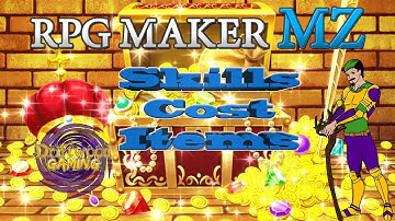 RPG Maker MZ Tutorial How to Make Skills Cost Items MZ Tut