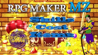 Celebrity RPG Maker MZ Tutorial How to Make Skills Cost Items MZ Tut Wealth