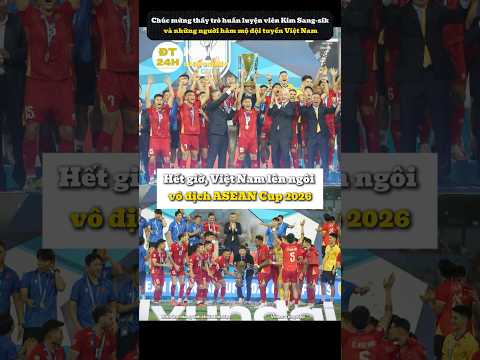 Hết giờ, Việt Nam lên ngôi vô địch ASEAN Cup 2026