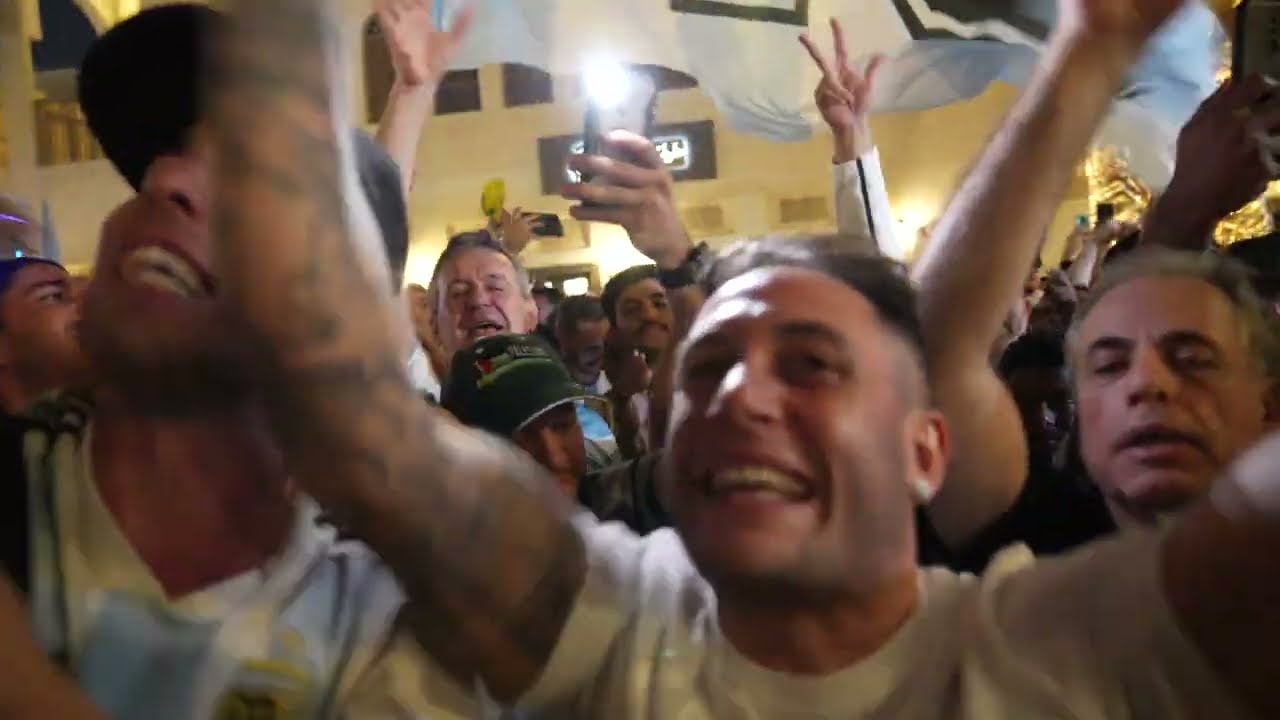 ASÍ ES EL BANDERAZO ARGENTINO PARA EL PARTIDO CONTRA MEXICO