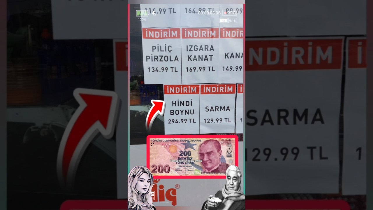 1 kg hindi kemiği 300 tl ve bizim en büyük paramız 200 tl 