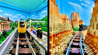 LEGO City Train Ride + My entire LEGO Train Collection