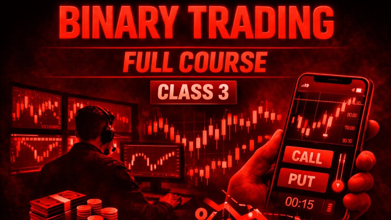 Binary Trading Full Course – Class 3 | Real Trading Demo & Advance Rules | Quotex Trading