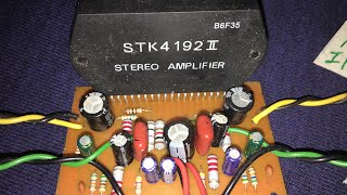 STK4192ii 50W+50W Stereo Amplifire දැන් Jayarathna PCB වෙතින්