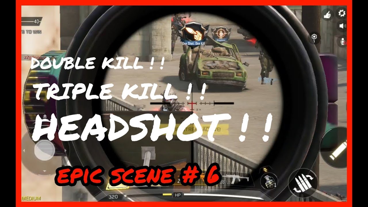 DOUBLE KILL ! ! TRIPLE KILL ! ! HEADSHOT 🤯 Call of Duty Mobile # 6 ...