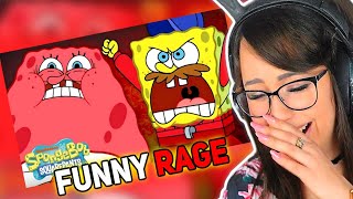Every Time SpongeBob Goes Nuts! 🤬  | Bunnymon REACTS