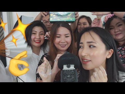 ASMR WITH MY COUSINS *first-timers* 👭👫👭