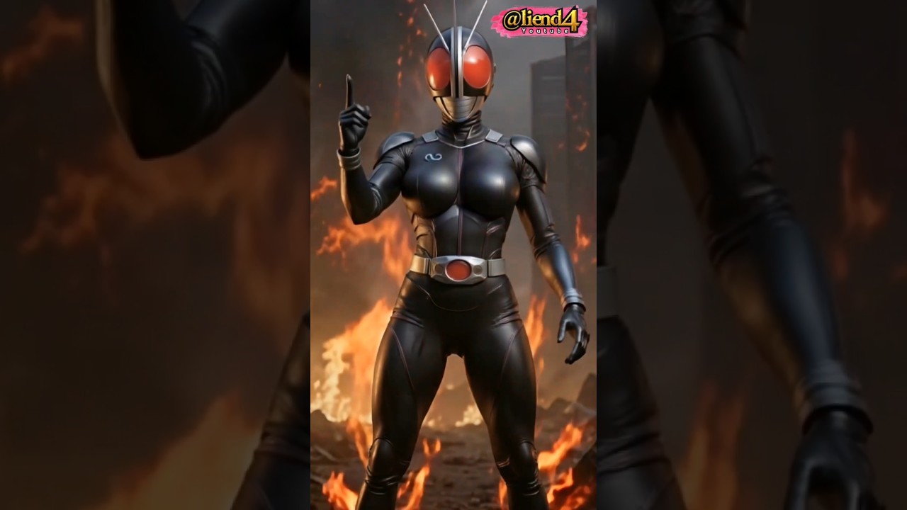 Female version of Kamen Rider Black 