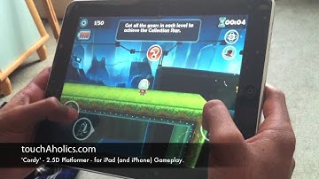 Cordy for iPhone, iPod touch and iPad Gameplay Video - Awesome 2.D Platformer!