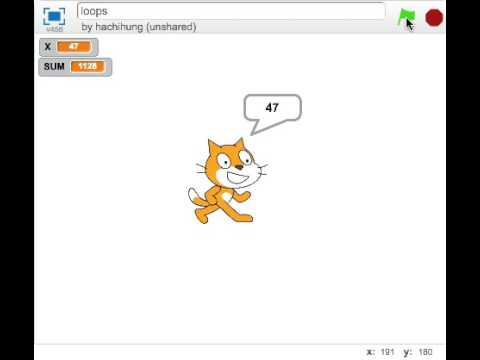 Scratch output - Sum from 1 to100