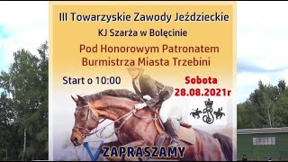 100 DO 160 cm POTĘGA SKOKU! KLUB JEŹDZiECKi SZARŻA BOLĘCiN TOWARZYSKiE ZAWODY JEŹDZiECKiE KJ SZARŻA
