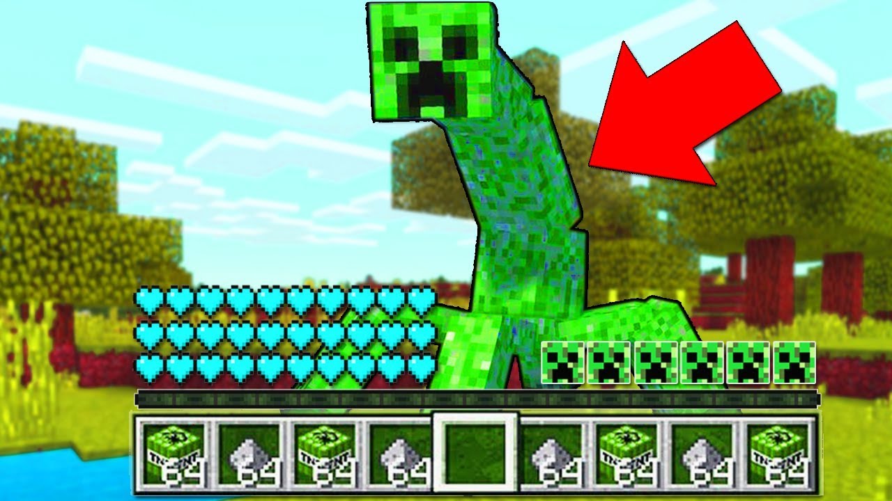Minecraft - HOW to play CREEPER in MINECRAFT : NOOB CREEPER vs PRO ...