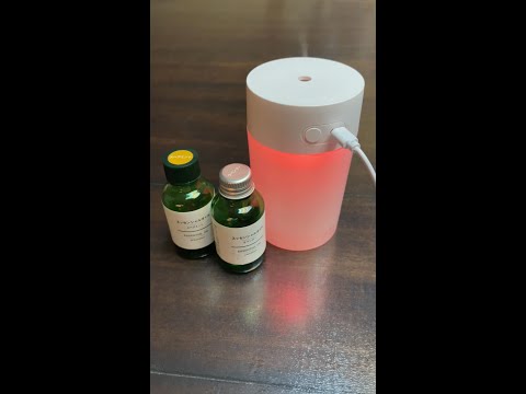 Video: Tiny Portable Humidifier / Aroma Diffuser matkustustarpeisiisi