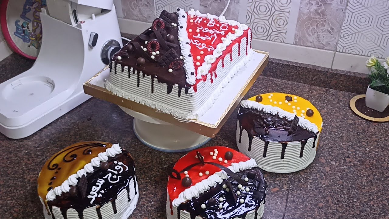 تورتة تكفي ٢٥فرد ب١٢٠ج بس ازاي تطلعي تورتة كبيرة بسعر قليل من غير ماتخسري وتوفير في الخامات