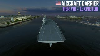 Lexington Gameplay | World of Warships Blitz