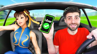 I Became An UBER DRIVER in Fortnite...