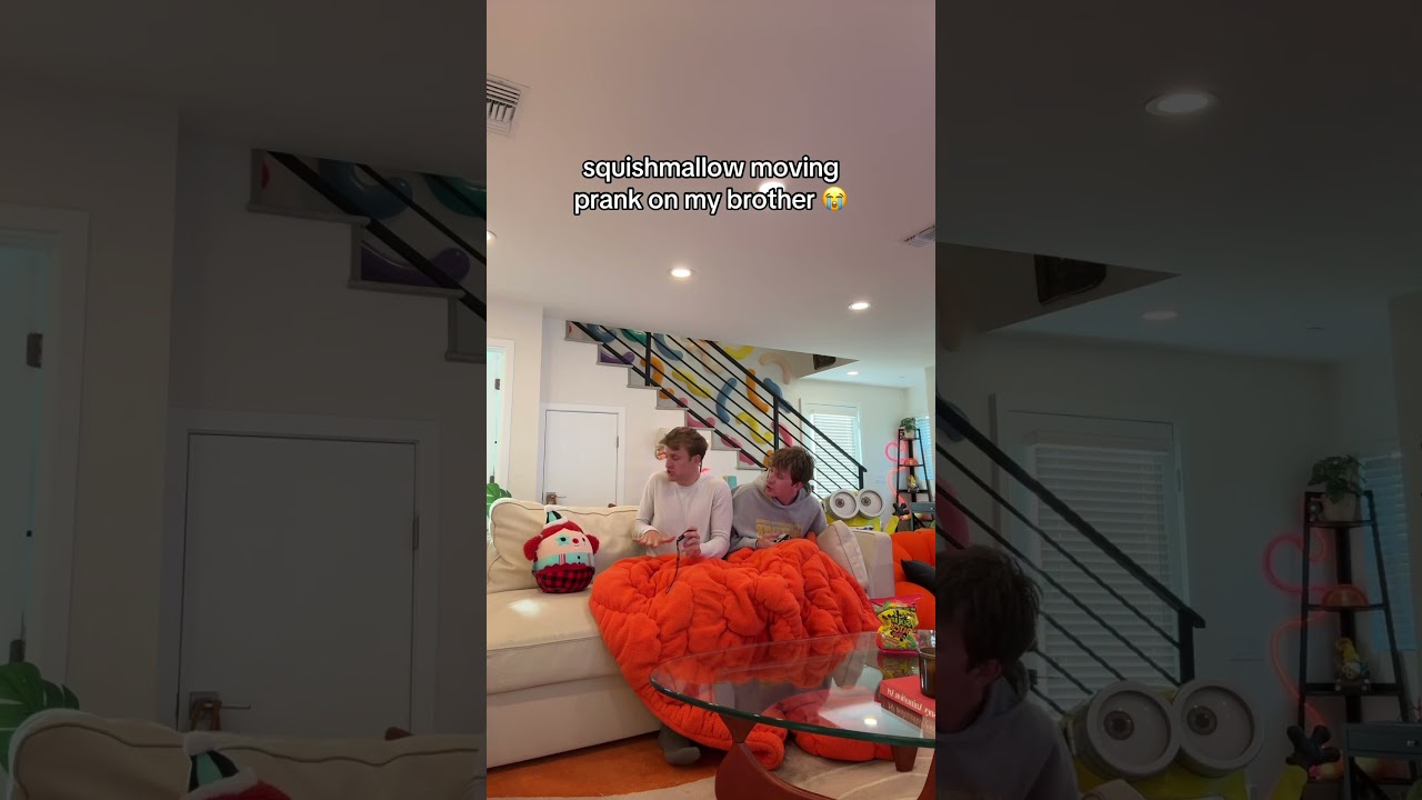 Шутливый розыгрыш над моим братом 😭