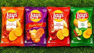 Lay’s Chips ASMR 🌶️ | Sizzlin Hot, Tomato Tango &amp; Chile Limón Chips Review | Kids Candy Play