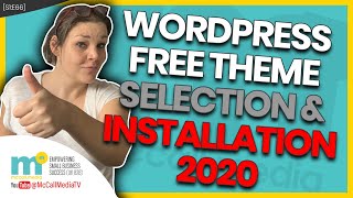 WORDPRESS THEME SELECTION & INSTALLATION Step-By-Step Guide for begineers 2020, one-page free theme
