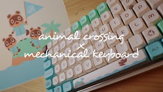 my animal crossing-themed mechanical keyboard build : hand painting keycaps for a french keyboard screenshot 1