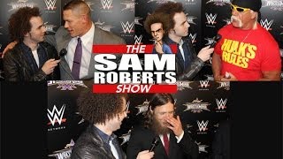 Daniel Bryan, John Cena, & Hulk Hogan w/Sam Roberts @ WWE Wrestlemania 30 Press Conference