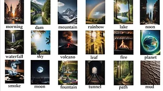 Nature Words Vocabulary| Words Related to Nature + Self -Test