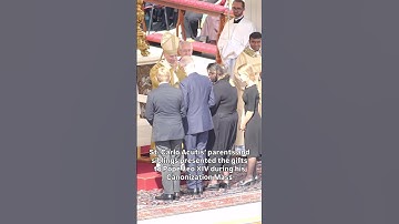 St. Carlo Acutis’ family during his canonization