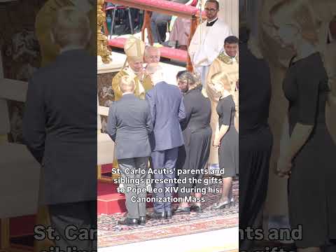 St Carlo Acutis Family During His Canonization