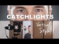 How to Shoot CATCHLIGHTS in Portraits - HOLLYWOOD STYLE! (2 Minute Lighting Tutorial)