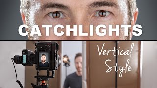 How To Shoot Catchlights In Portraits - Hollywood Style 2 Minute Lighting Tutorial
