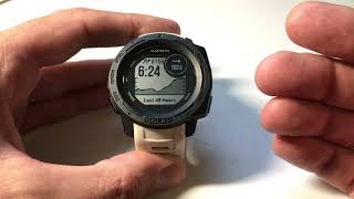 Garmin Instinct - Change Barometer Units Display