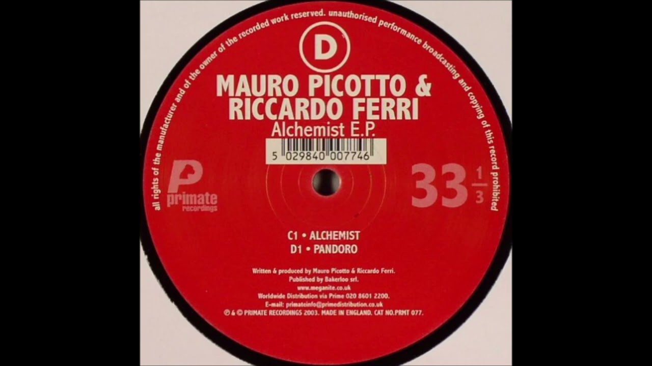 洋楽 Mauro Picotto Riccardo Ferri Alchemist Mauro Picotto & Riccardo Ferri - Alchemist (C) [PRMT077] - YouTube