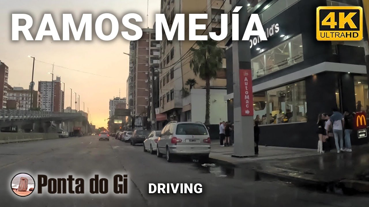 [4K] CIUDAD DE RAMOS MEJÍA amaneciendo #driving tour 2023 Buenos Aires - LA MATANZA - ARGENTINA