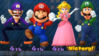 Mario Party 10 Minigame  Mario Vs Peach Vs Luigi Vs Waluigi