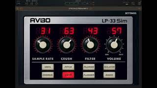 LP-33 Sim | SP-303 style effects plugin for iOS