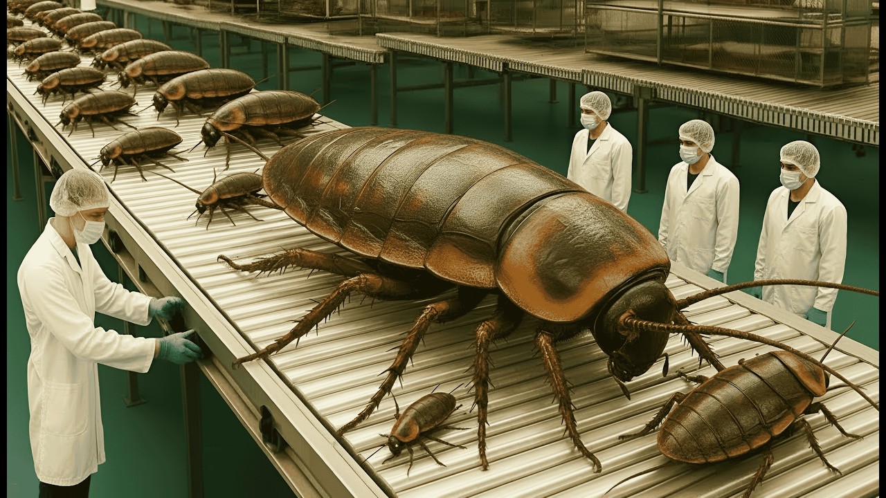 Cockroach Lab Rearing Inside the Largest High-Tech Cockroach Farm : Breeding Trillions of ...
