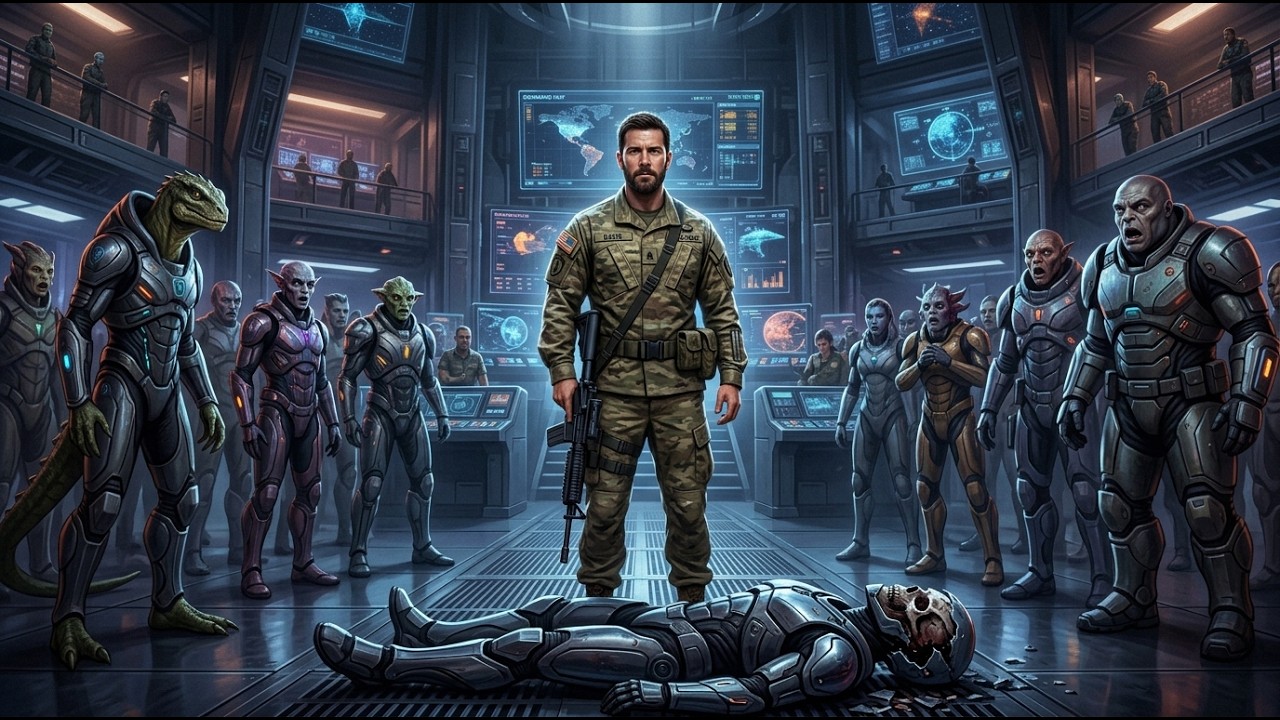 Солдат из Галактики ударил морского пехотинца — череп раздроблен на три части | HFY Sci-Fi