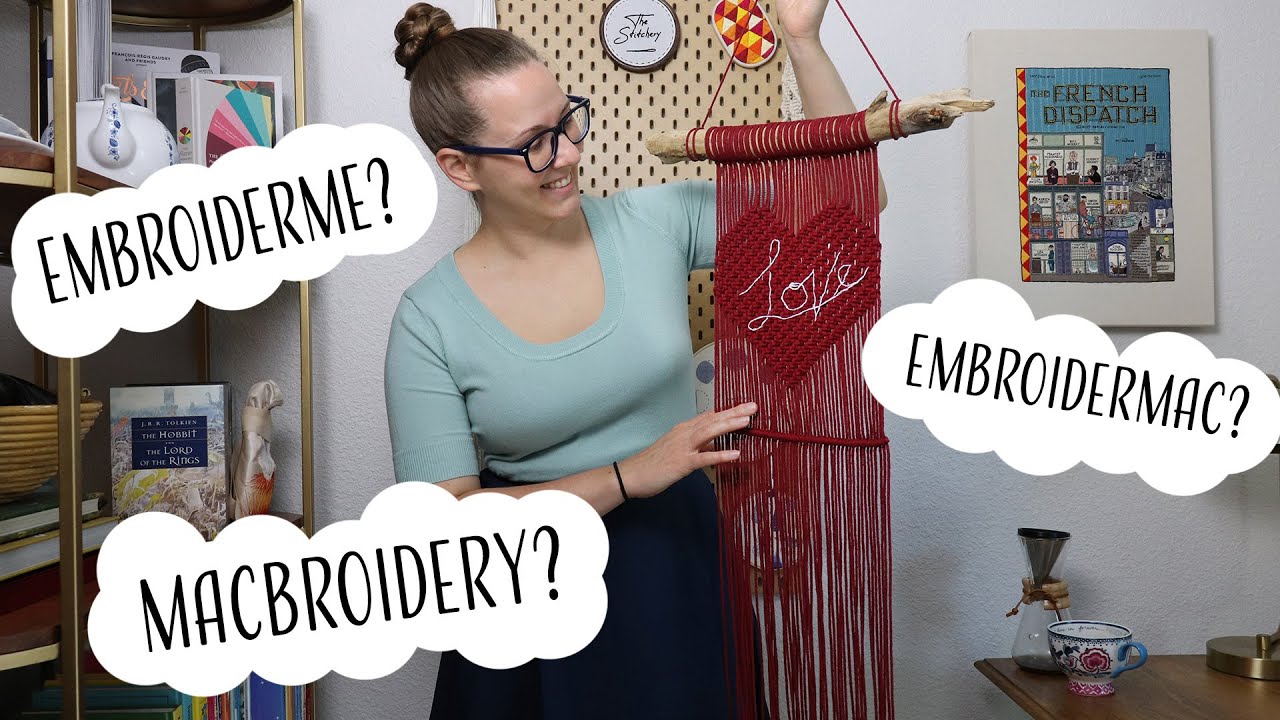 Macrame + Embroidery = A Whole New Reason to Stock Up on Cord!