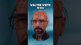 WALTER WHITE WITH HAIR #shorts #blender #breakingbad