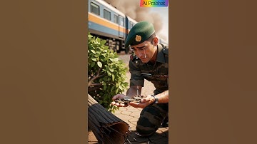 Army soldier saves coin tree from drying up 😭 #shorts #ai #tree #guava #indianarmy