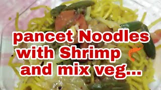 Download Lagu PANCET NOODLES WITH SHRIMPS \u0026VEG MIX Easy to Cook: by; Annamarie MP3