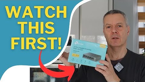 TP-Link 5 Port Gigabit PoE Switch ReviewInfl BLANK Unboxing