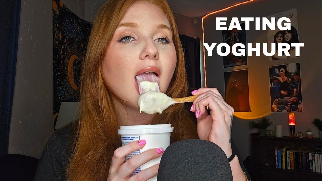 ASMR | Eating Yoghurt 🩷