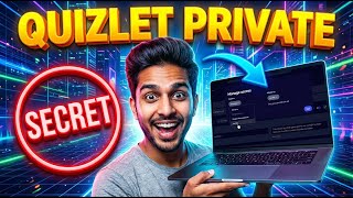 How to Make Quizlet Private | Control Your Study Sets