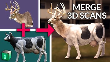 Blender Secrets - How to merge 3D Scans and bake the Texture as Color Attributes