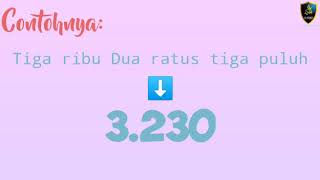Membaca dan menuliskan bilangan ribuan