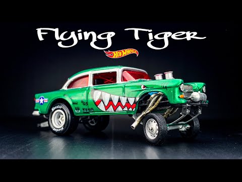55 chevy gasser ホットウィール カスタム hot wheels Hot Wheels - '55 Chevy Bel Air Gasser - 2024 – Top Collectibles