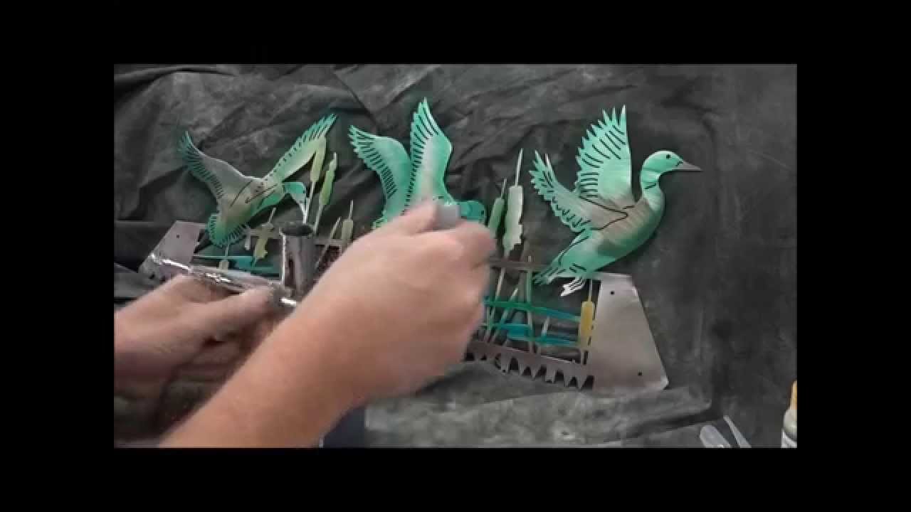 Airbrushing Dye on Polished Steel YouTube