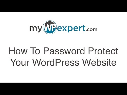 How To Password Protect WordPress With a Maintenance Plugin